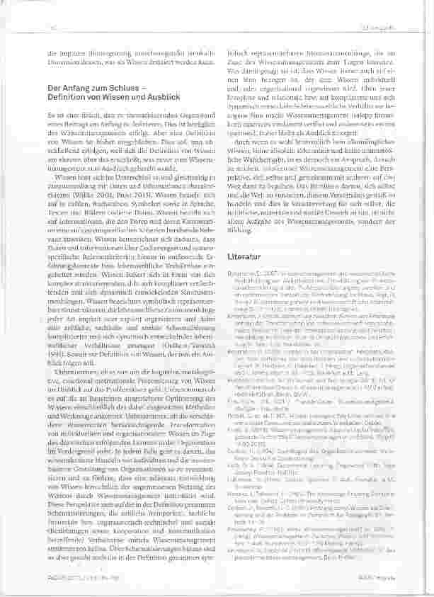 Vorschauseite 6: Wissen managen und lernend entwickeln