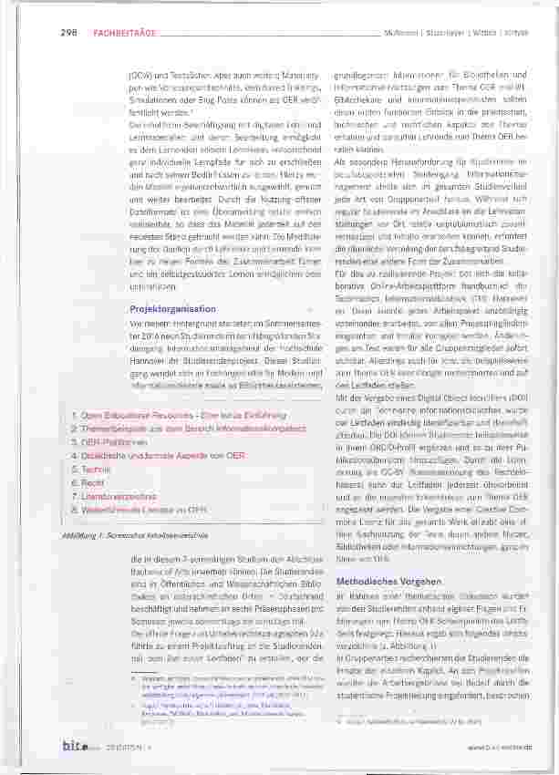 Vorschauseite 2: Leitfaden zu Open Educational Resources für Bibliotheken und Informationseinrichtungen