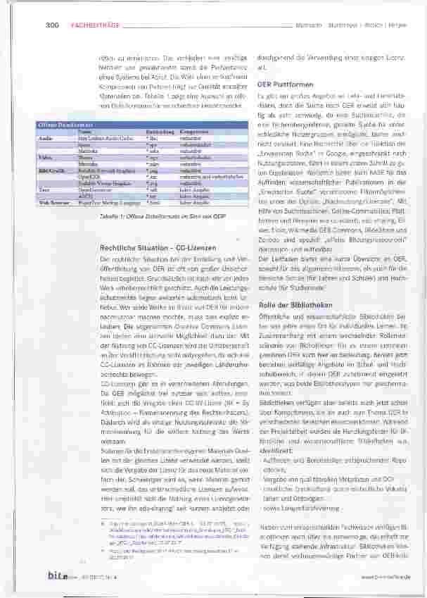 Vorschauseite 4: Leitfaden zu Open Educational Resources für Bibliotheken und Informationseinrichtungen