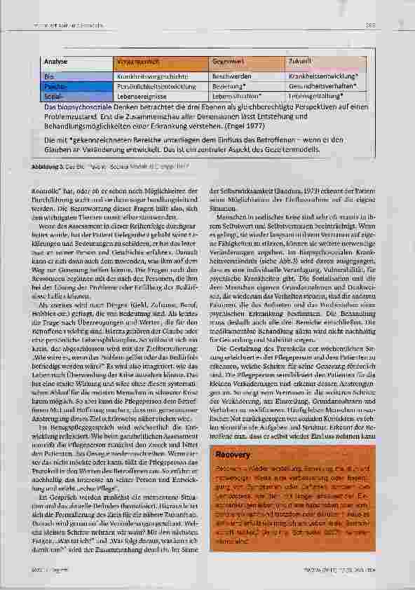 Vorschauseite 3: Ein theoriegeleitetes Pflegemodell ermöglicht personenorientierte Pflege in der Psyohiatrie