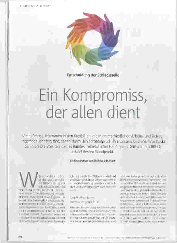 Vorschauseite 1: Ein Kompromiss, der allen dient