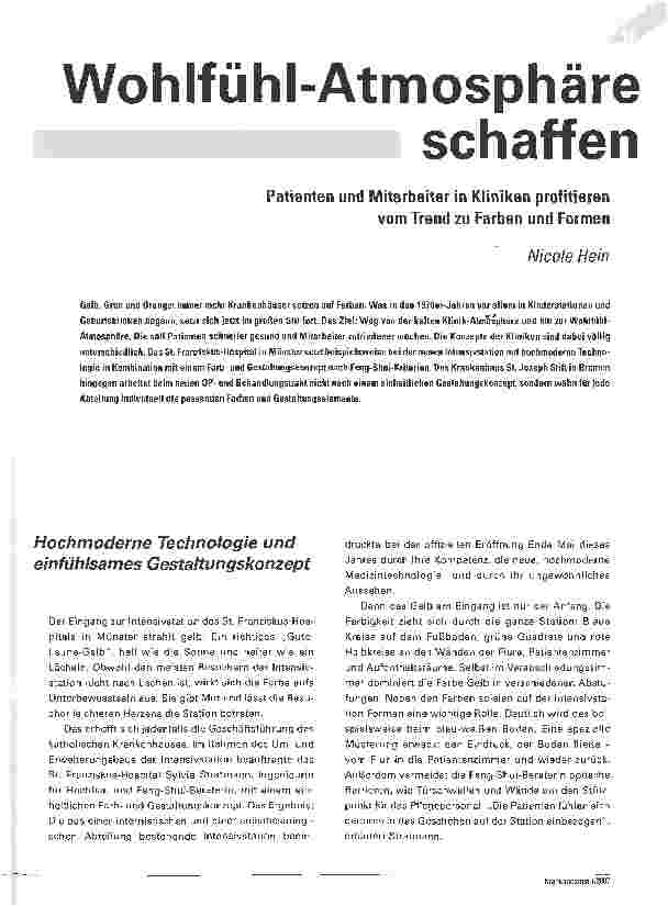 Vorschauseite 1: Wohlfühl-Atmosphäre schaffen