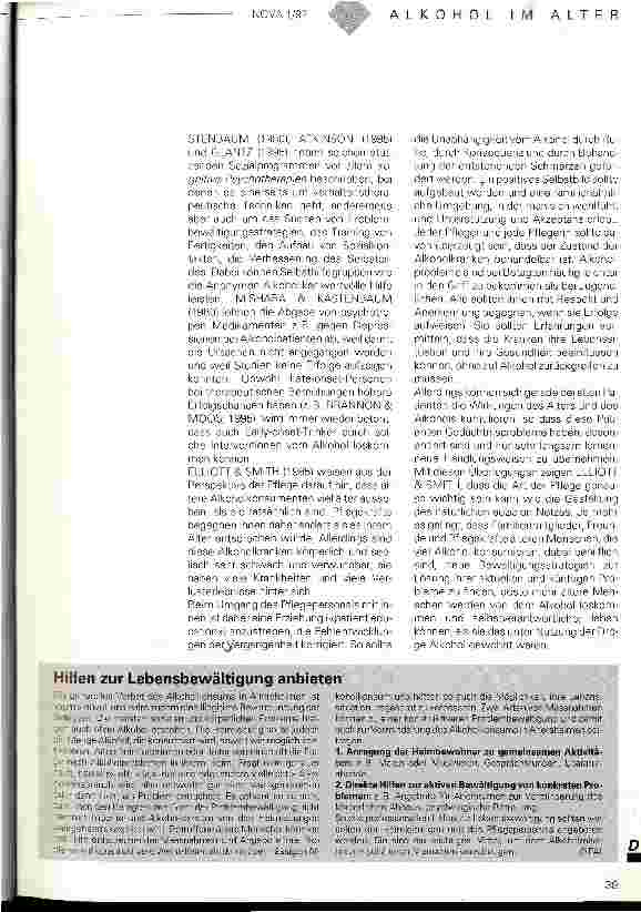 Vorschauseite 6: Alkoholkonsum im Alter: Verbreitung und Auswirkung