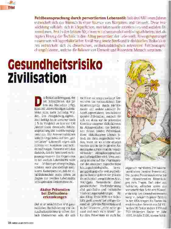 Vorschauseite 1: Gesundheitsrisiko Zivilisation