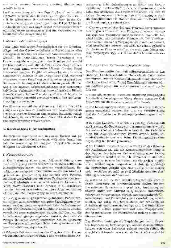 Vorschauseite 2: Die Krankenpflege von morgen - 1. Teil Diskussion über Bericht der Expertenkommission für Krankenpflege