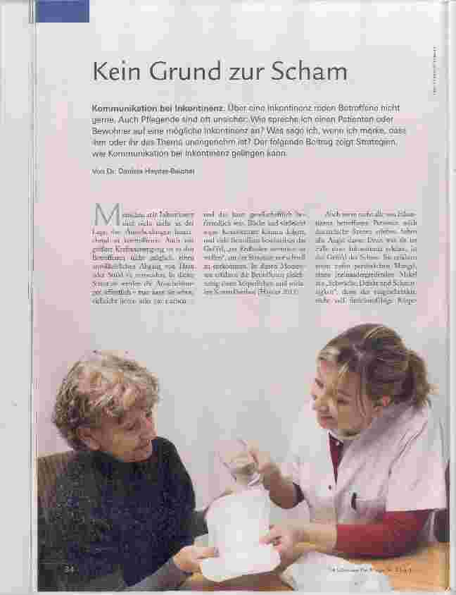Vorschauseite 1: Kein Grund zur Scham