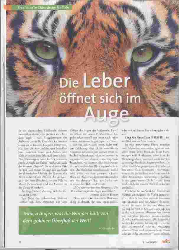 Vorschauseite 1: Die Leber öffnet sich im Auge