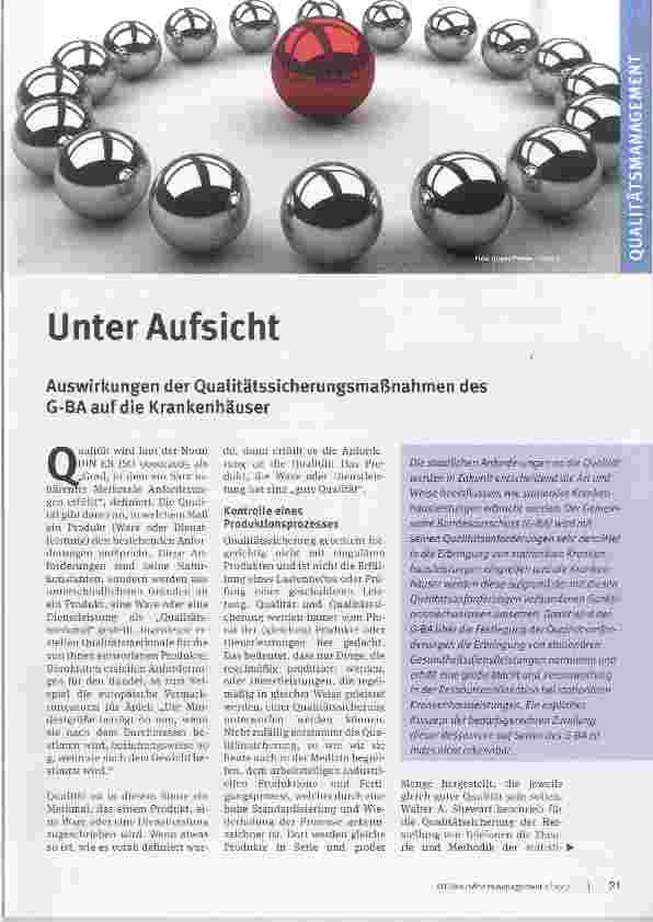 Vorschauseite 1: Unter Aufsicht