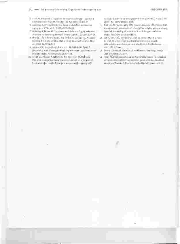 Vorschauseite 4: Kognitive Veränderungen im Alter: Förderung kognitiver Kontrolle als präventiver Ansatz?