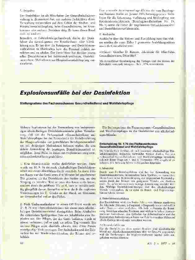 Vorschauseite 2: Ausbildung und Auf gaben des Desinfektors