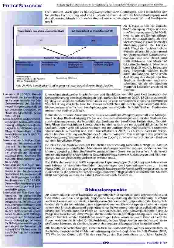 Vorschauseite 5: Lehrerbildung für Gesundheit/ Pflege im europäischen Kontext