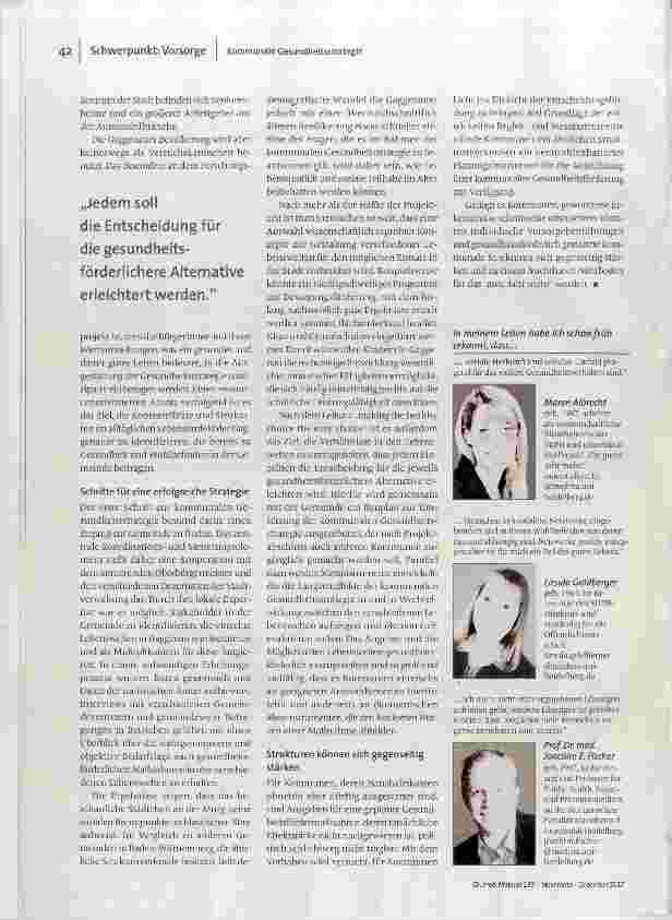 Vorschauseite 3: Mehr Lebensqualität und Gesundheit