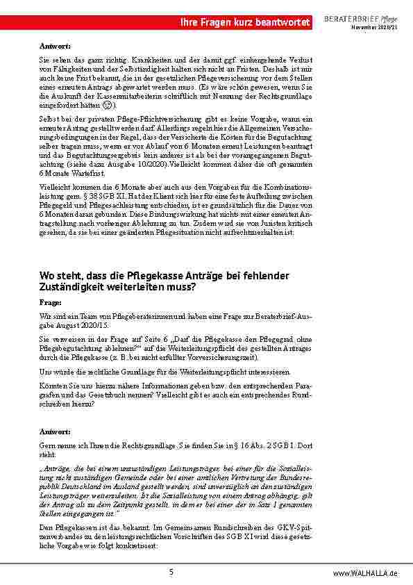 Vorschauseite 5: Pooling von Pflegesachleistungen: So bleibt Ihren Klienten mehr Geld für Pflegesachleistungen!