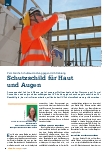 Vorschauseite 1: Persönliche Schutzausrüstung gegen UV-Strahlung: Schutzschild für Haut und Augen.