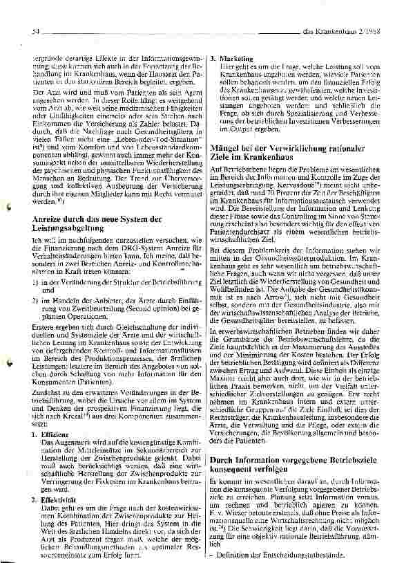 Vorschauseite 5: Anreize und Steuerungsmöglichkeiten durch Preisvorgaben im Krankenhaus