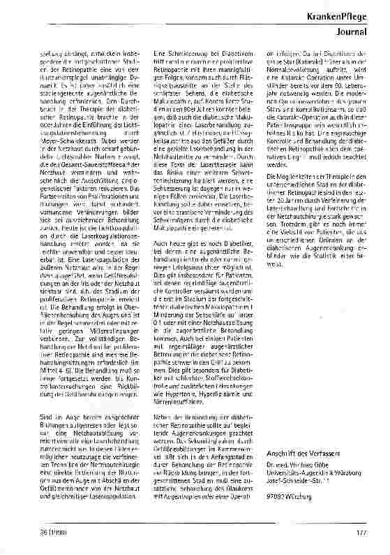 Vorschauseite 4: Augenschäden bei Diabetes mellitus
