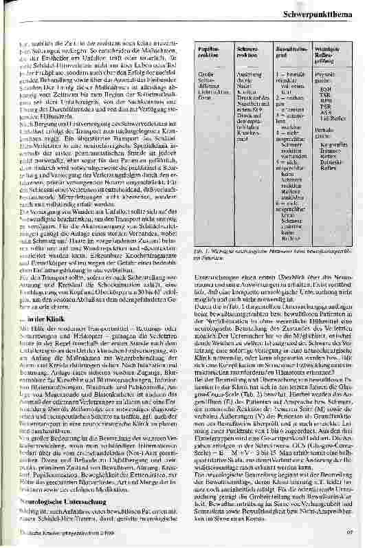 Vorschauseite 2: Schädel-Hirn-Verletzungen