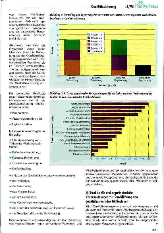 Vorschauseite 5: QS-Report Schleswig-Holstein 1997 (Teil 1) Umsetzung und erste Ergebnisse