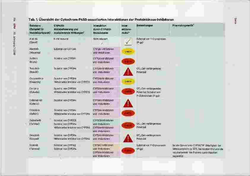 Vorschauseite 4: Das Interaktionspotenzial der Proteinkinase-Inhibitoren