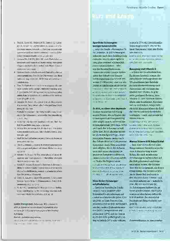 Vorschauseite 3: Forschungsforum Den Geburtsbeginn ernst nehmen