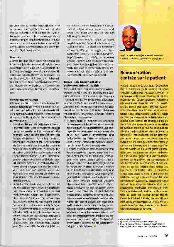 Vorschauseite 2: Value Based Health Care