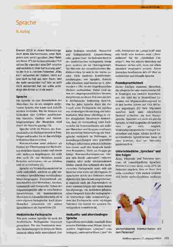 Vorschauseite 1: Sprache