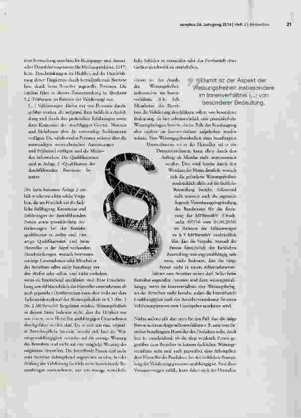 Vorschauseite 3: Weisungsfreiheit und Anforderungen an Validierer unter Betrachtung der MPBetreiberV (2017)