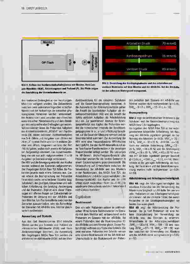 Vorschauseite 2: AR-Brillen als Assistenzsystem für die Kardiotechnik