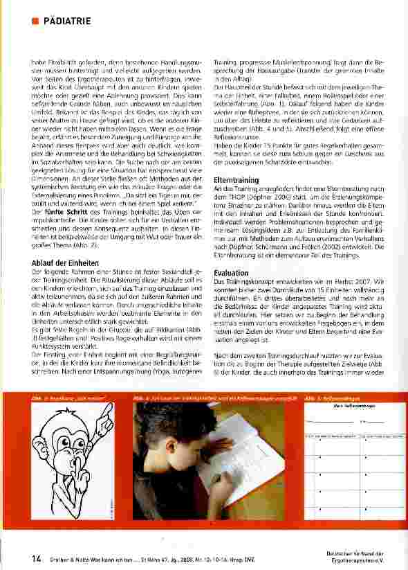 Vorschauseite 5: Ein ergotherapeutisches Trainingskonzept für die soziale Kompetenz bei Grundschulkindern