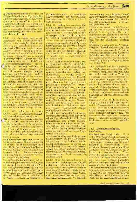 Vorschauseite 3: Rehabilitation in der Krise