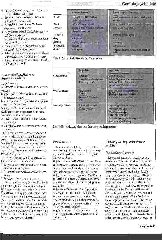 Vorschauseite 2: Depression im Alter