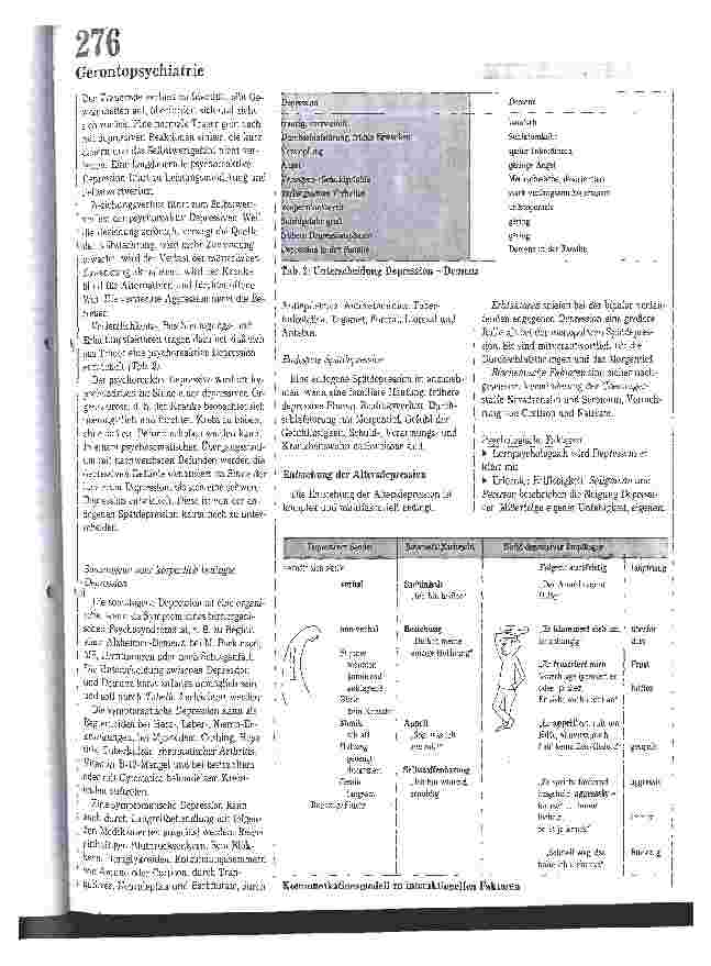 Vorschauseite 3: Depression im Alter