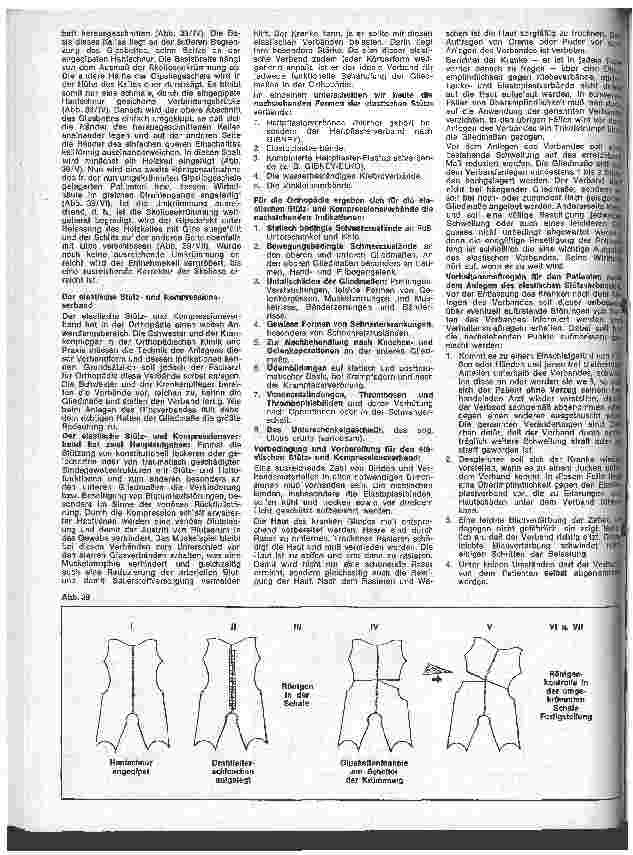 Vorschauseite 3: Die besonderen Aufgaben der Schwester in der Orthopädie 7. Folge: Umstellgipse u. Quengelgipsverband, Gipsschalen