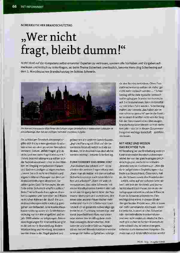 Vorschauseite 1: Wer nicht fragt, bleibt dumm!