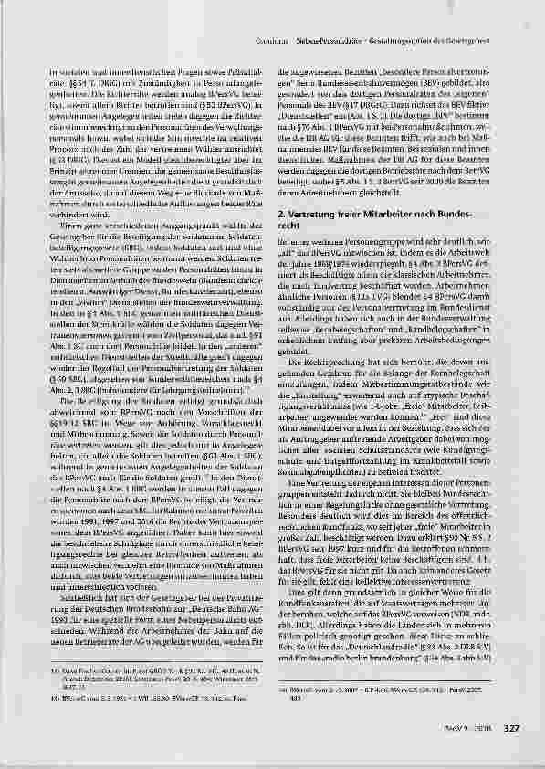 Vorschauseite 4: Neben-Personalräte Gestaltungsoption des Gesetzgebers
