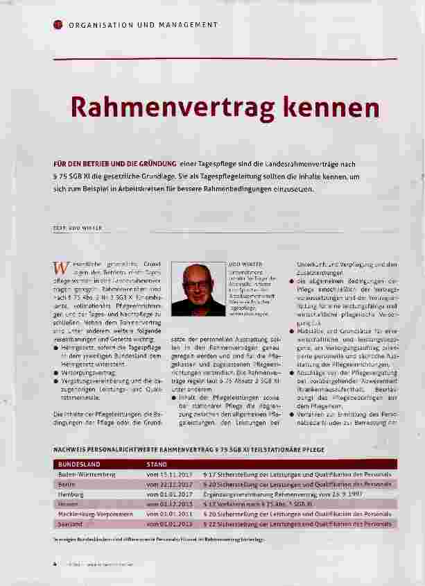 Vorschauseite 1: Rahmenvertrag kennen