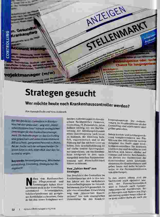 Vorschauseite 1: Strategen gesucht