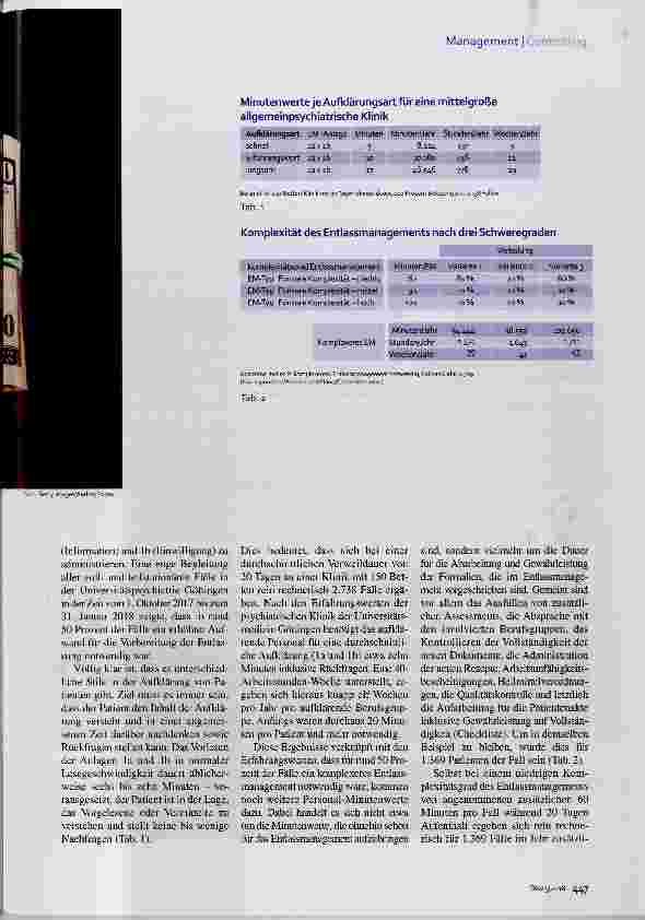 Vorschauseite 2: Entlassmanagement in der Psychiatrie Teurer Formalismus