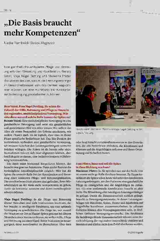 Vorschauseite 1: „Die Basis braucht mehr Kompetenzen“