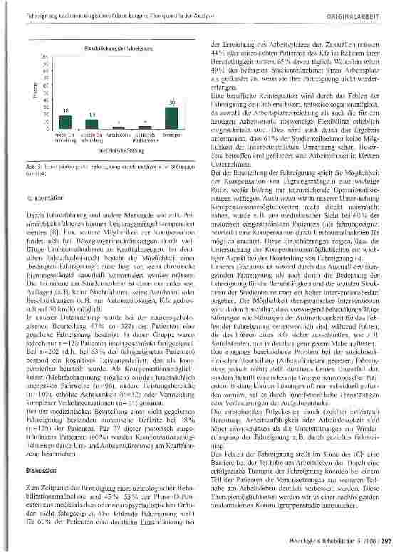 Vorschauseite 5: Fahreignung nach neurologischen Erkrankungen: Eine quantitative Analyse