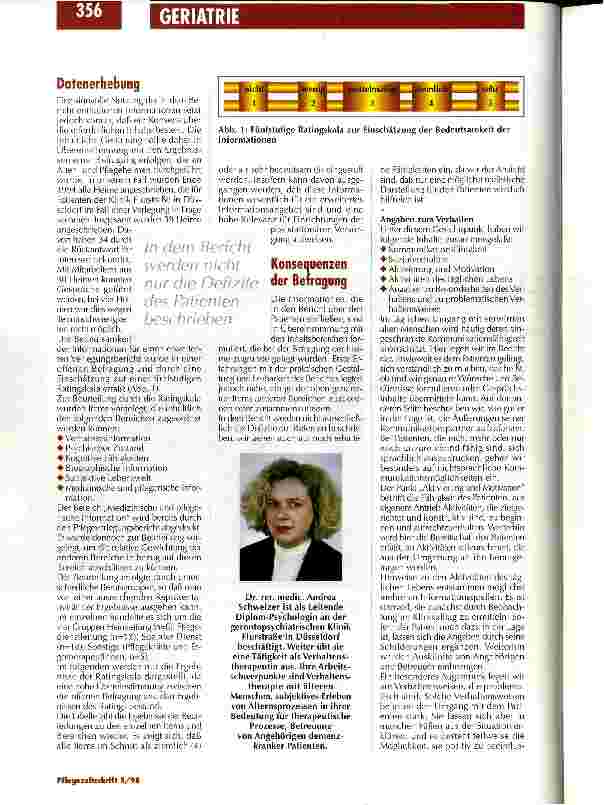 Vorschauseite 2: Risiko Heimverlegung: Ein erweiterter Verlegungsbericht kann die Eingewöhnung erleichtern