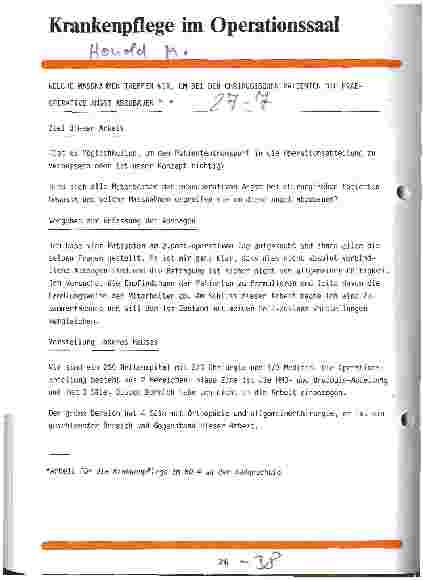 Vorschauseite 1: Krankenpflege im Operationssaal