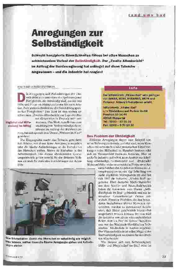 Vorschauseite 1: Anregungen zur Selbständigkeit