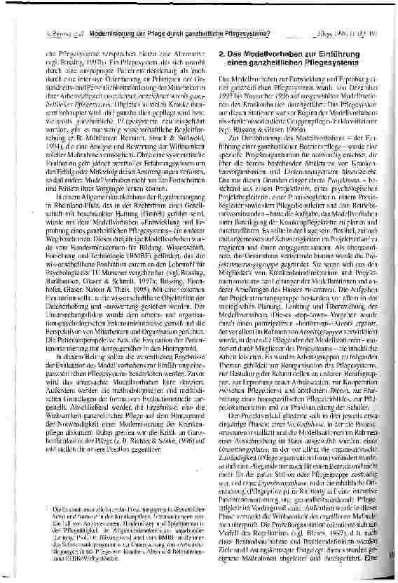 Vorschauseite 2: Modernisierung der Pflege durch ganzheitliche Pflegesysteme? Ergebnisse der formativen Evaluation
