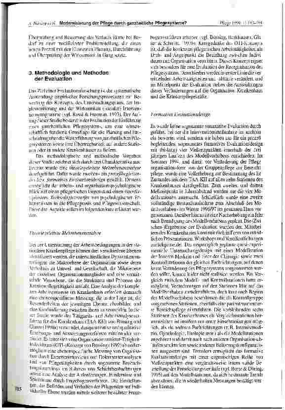 Vorschauseite 3: Modernisierung der Pflege durch ganzheitliche Pflegesysteme? Ergebnisse der formativen Evaluation