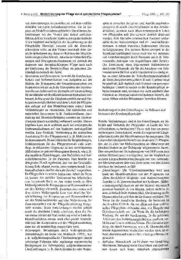 Vorschauseite 6: Modernisierung der Pflege durch ganzheitliche Pflegesysteme? Ergebnisse der formativen Evaluation