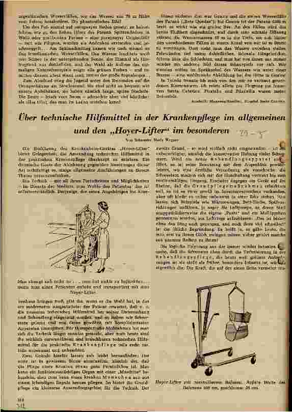 Vorschauseite 1: Über technische Hilfsmittel in der Krankenpflege im Allgemeinen und den Hoyer-Lifter im Besonderen