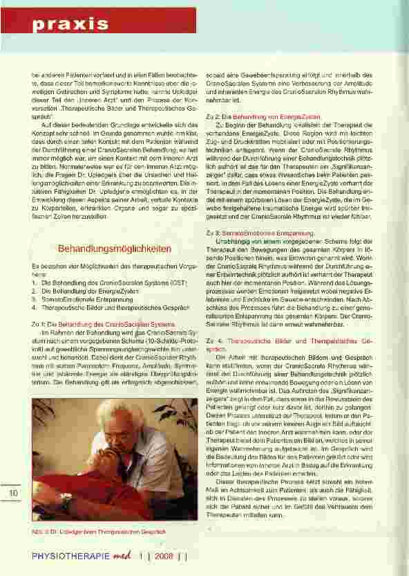 Vorschauseite 6: Upledger CranioSacrale TherapieHintergründe, Grundlagen, Anwendungsmöglichkeiten