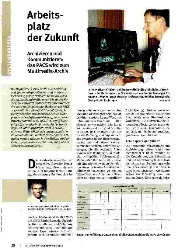 Vorschauseite 1: Arbeitsplatz der Zukunft