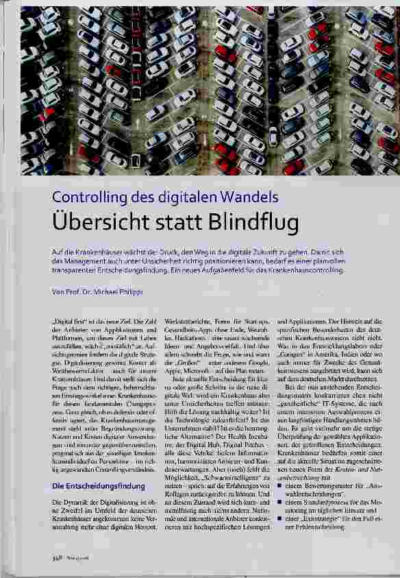 Vorschauseite 1: Übersicht statt Blindflug